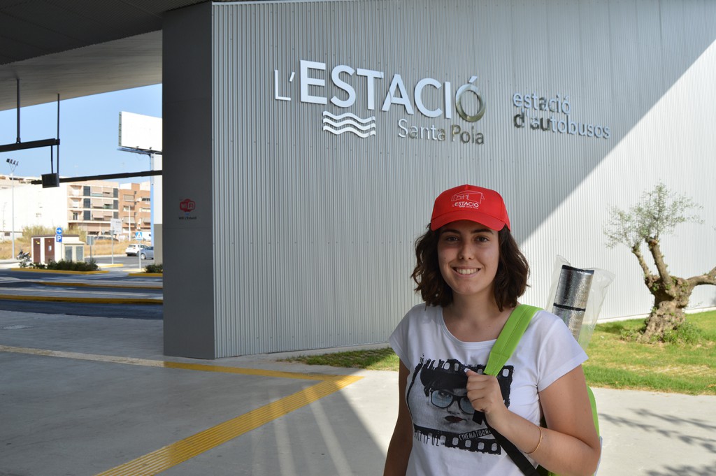 Ganadora gorra sorteo Estación Santa Pola