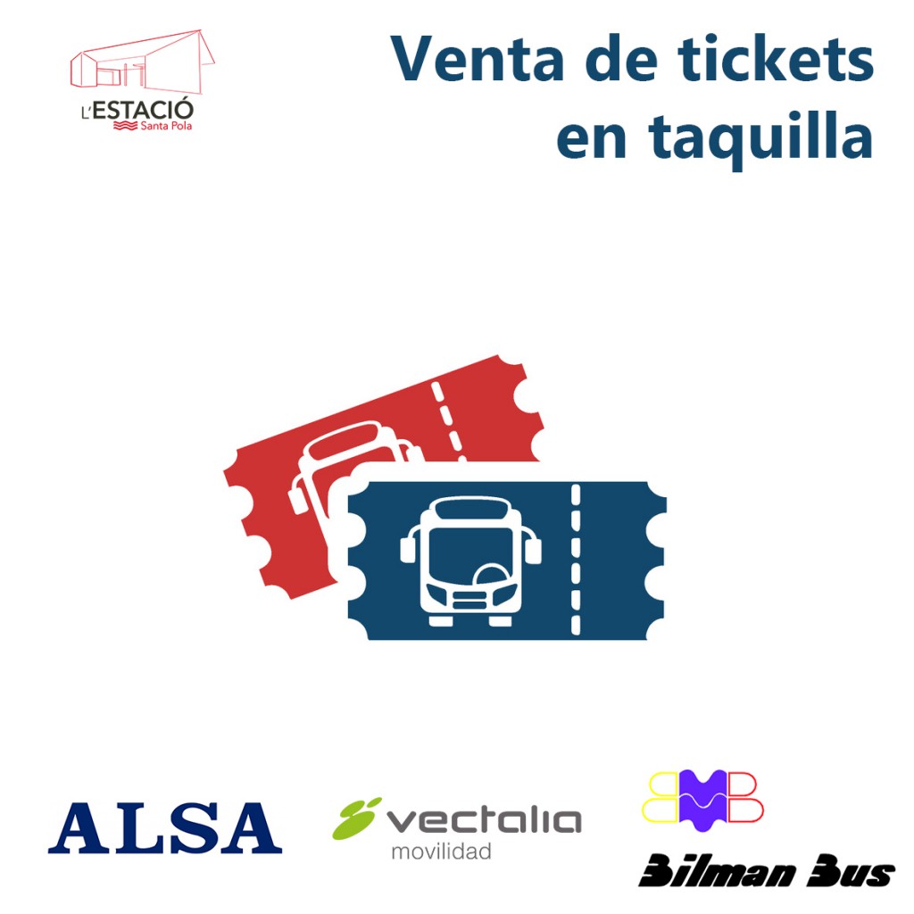 Venta de tickets en Estación de Santa Pola