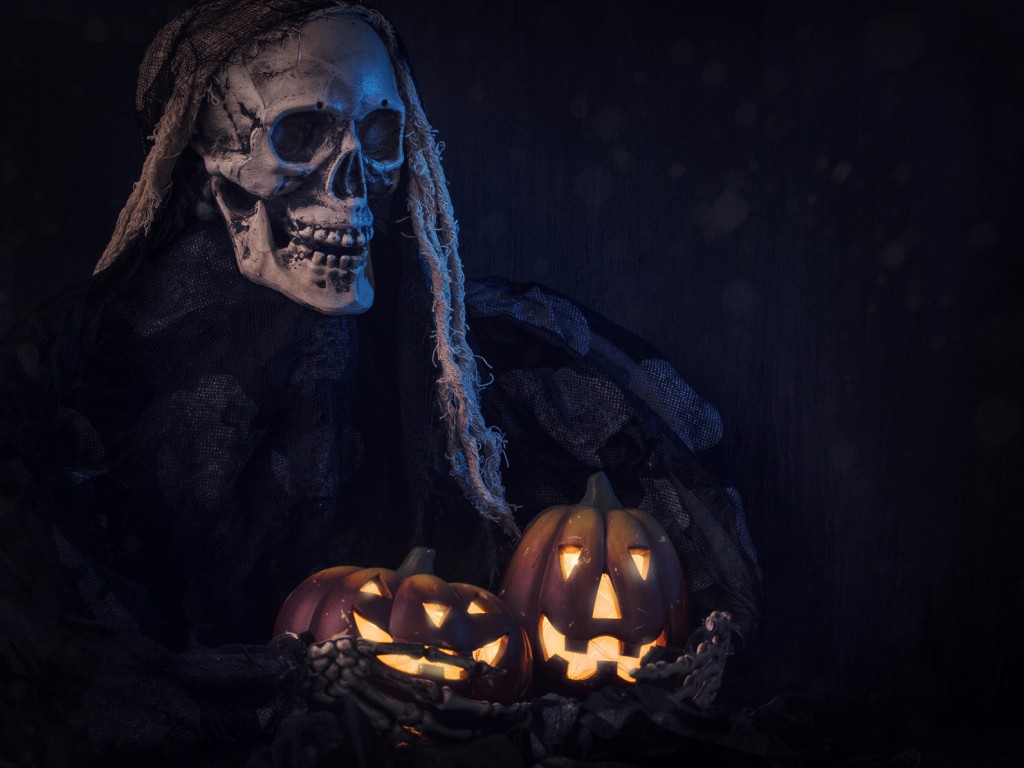 Esqueleto de Halloween